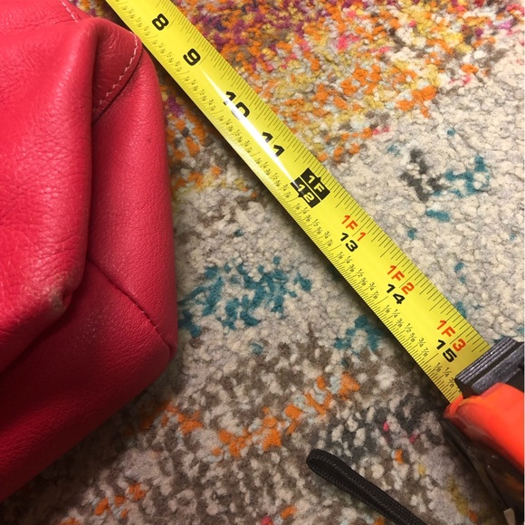 Mulberry Pinkish Red Shoulder Bag with Gold Hardware **Wear on corners and strap - Picture 15 of 16